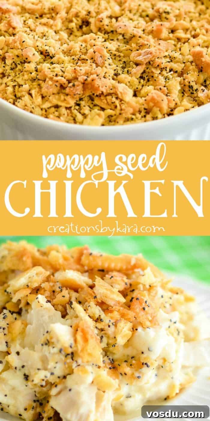 Poppy Seed Chicken - collage poppy seed chicken recipe collage