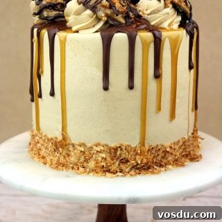 Girl Scout Samoa Cake