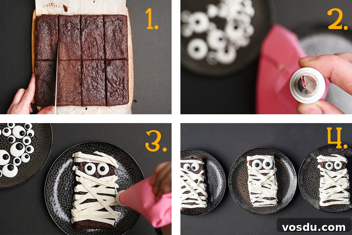 Halloween Mummy Sugar-Free Brownies — Gluten-Free Low-Carb Treats 5 img 3903 4