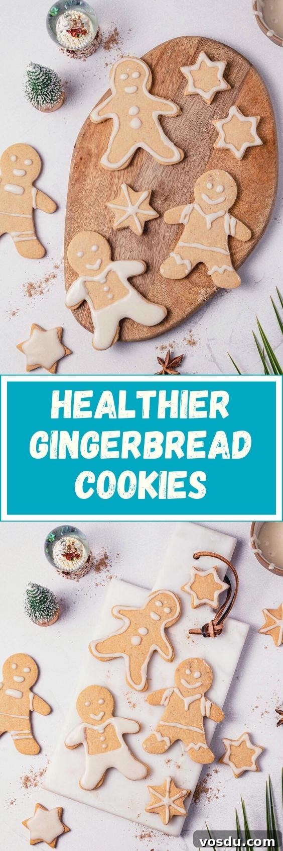Gingerbread Cookie Recipe with Reduced Sugar and Whole Grains 12 Recipe card