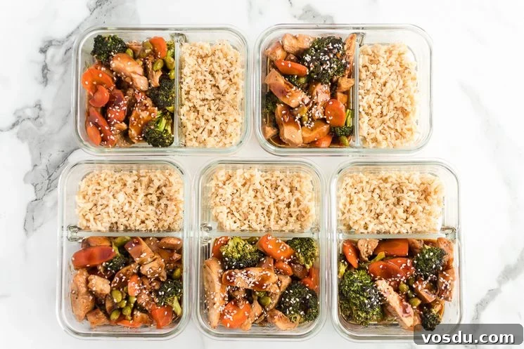 WW Teriyaki Bowls Meal Prep with Rice