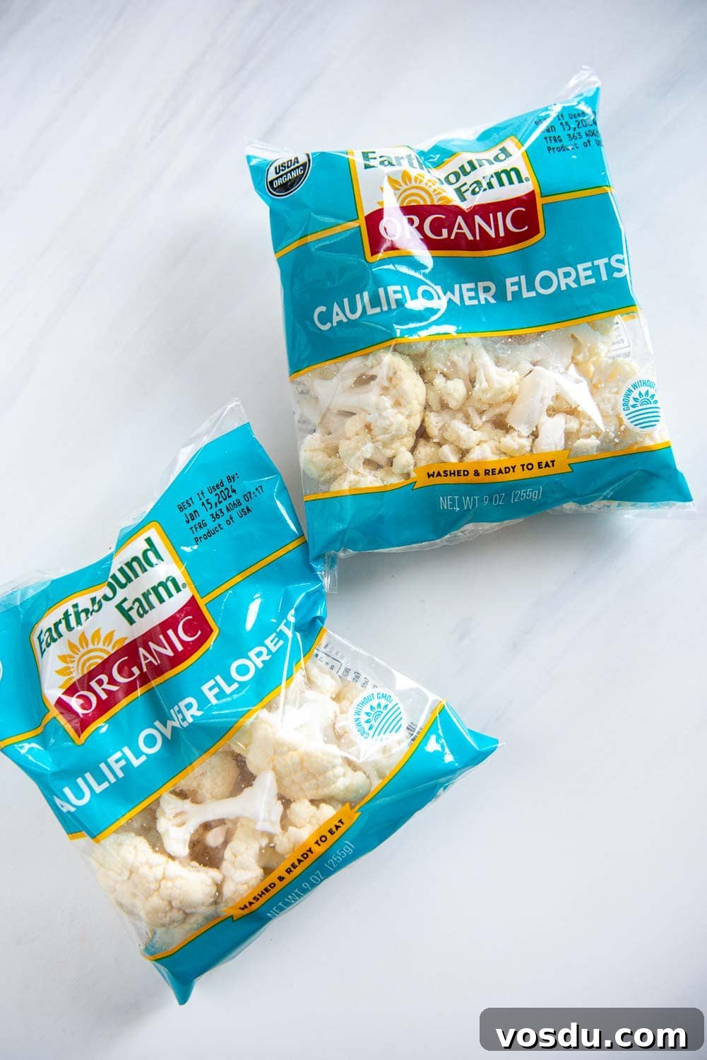 Slow-Cooker Whipped Cauliflower Recipe for Creamy Mash 3 two bags fresh organic cauliflower florets