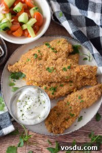 Cajun Chicken Tenders Recipe: Crispy Spicy Oven-Baked Option 15 Cajun chicken tenders on a plate.