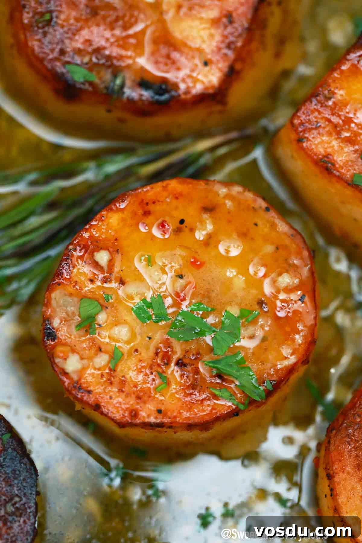 Perfect Fondant Potatoes Recipe: Crispy Edges, Tender Centers 12 fondant potatoes with rosemary