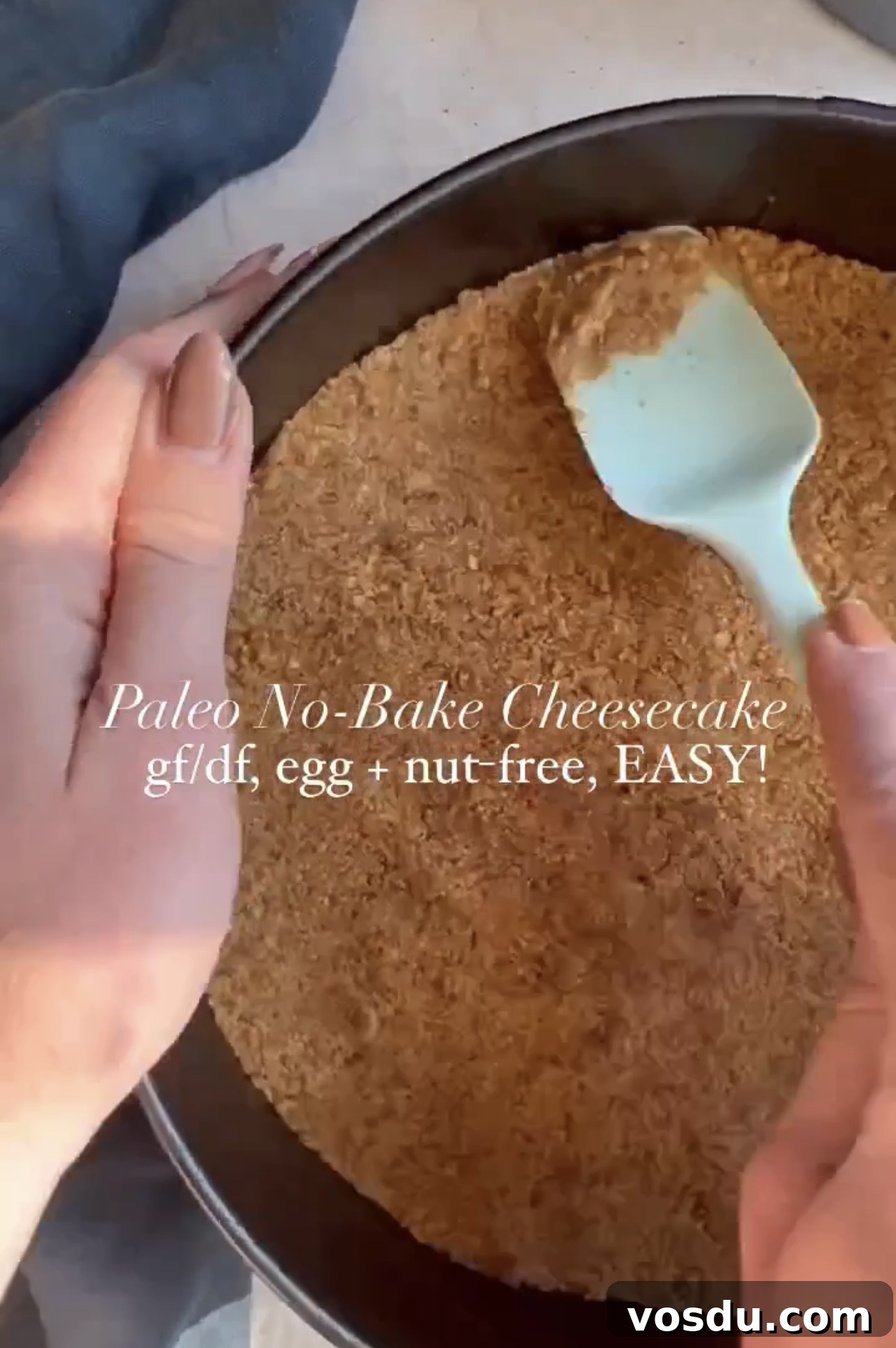 No-Bake Paleo Cheesecake Recipe: Dairy-Free Almond Crust 3 No-bake Paleo Cheesecake