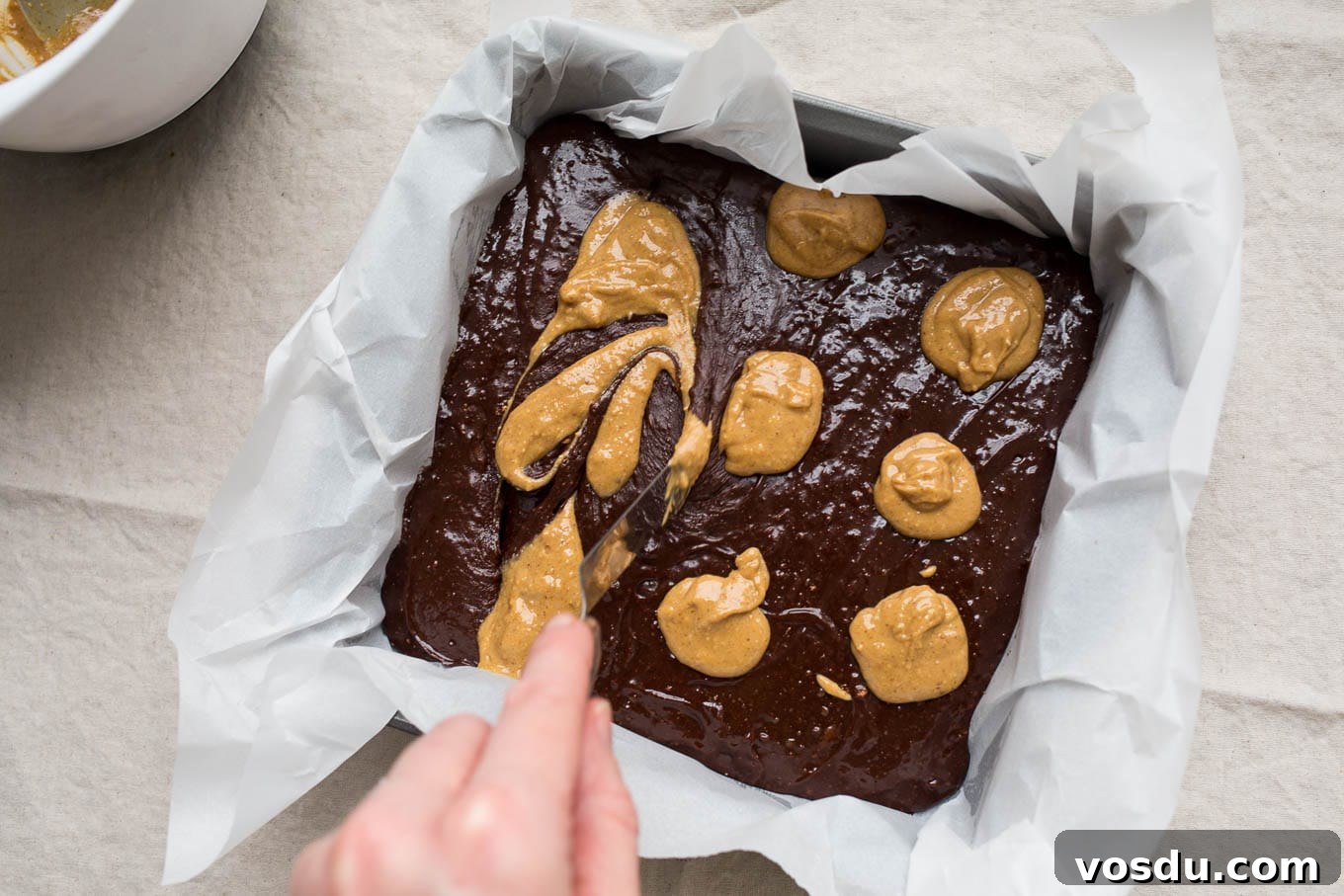 Peanut Butter Swirl Brownies (Gluten-Free, Dairy-Free) | saltedplains.com