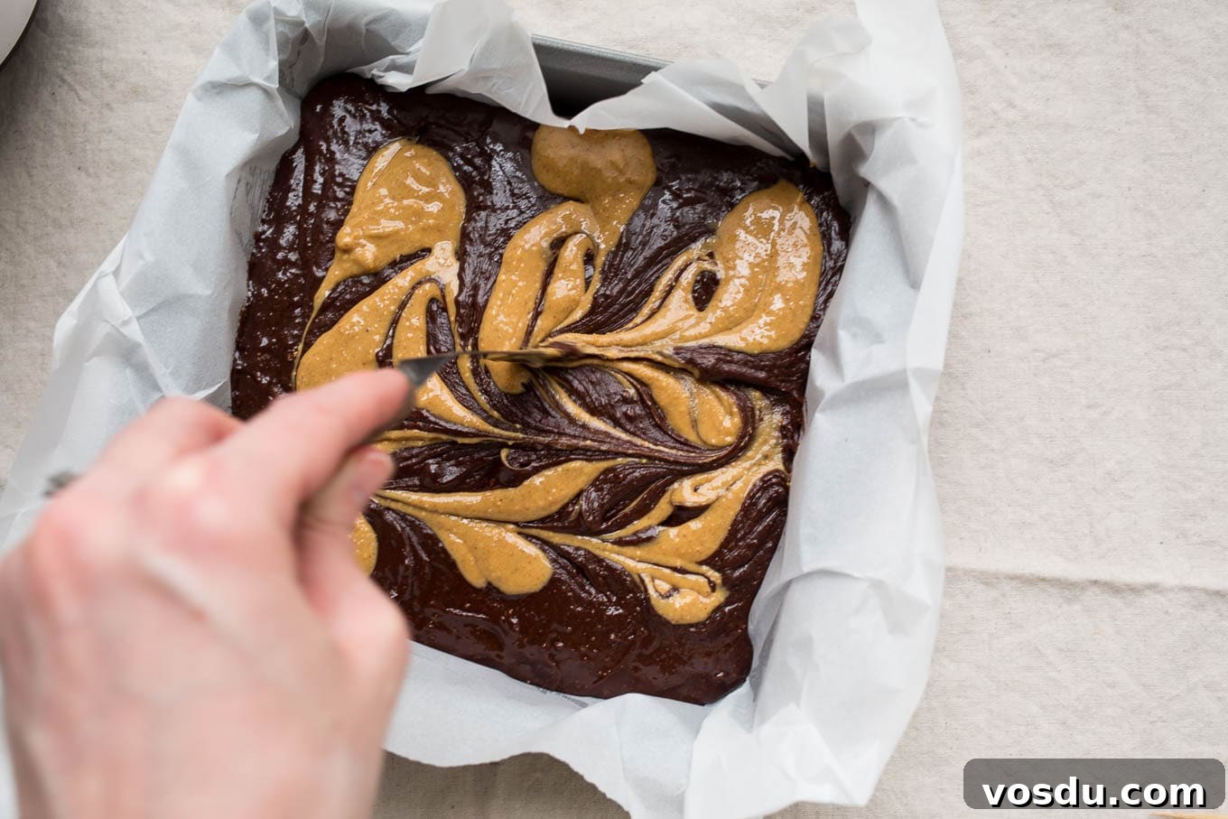 Gluten-Free Peanut Butter Swirl Brownies Recipe 6 Peanut Butter Swirl Brownies (Gluten-Free, Dairy-Free) | saltedplains.com