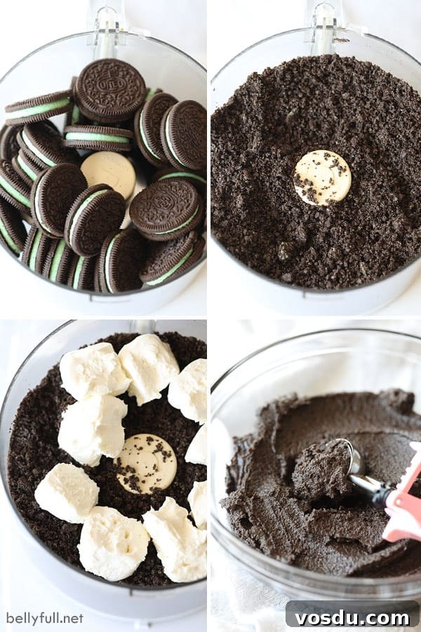 3-Ingredient Oreo Truffles — Quick No-Bake Dessert 3 Step by step process pictures for Oreo Truffles