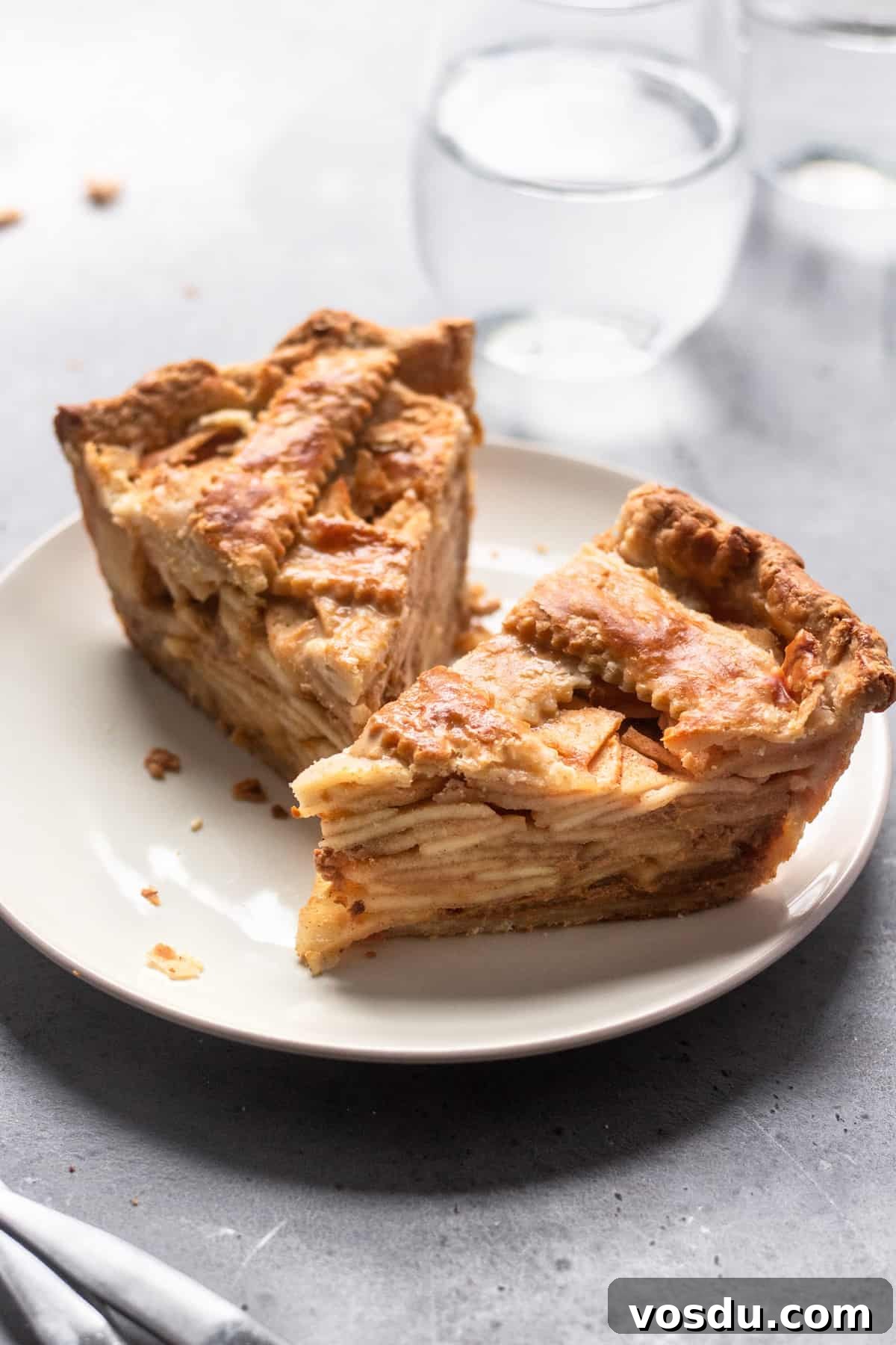 Baked pie crust