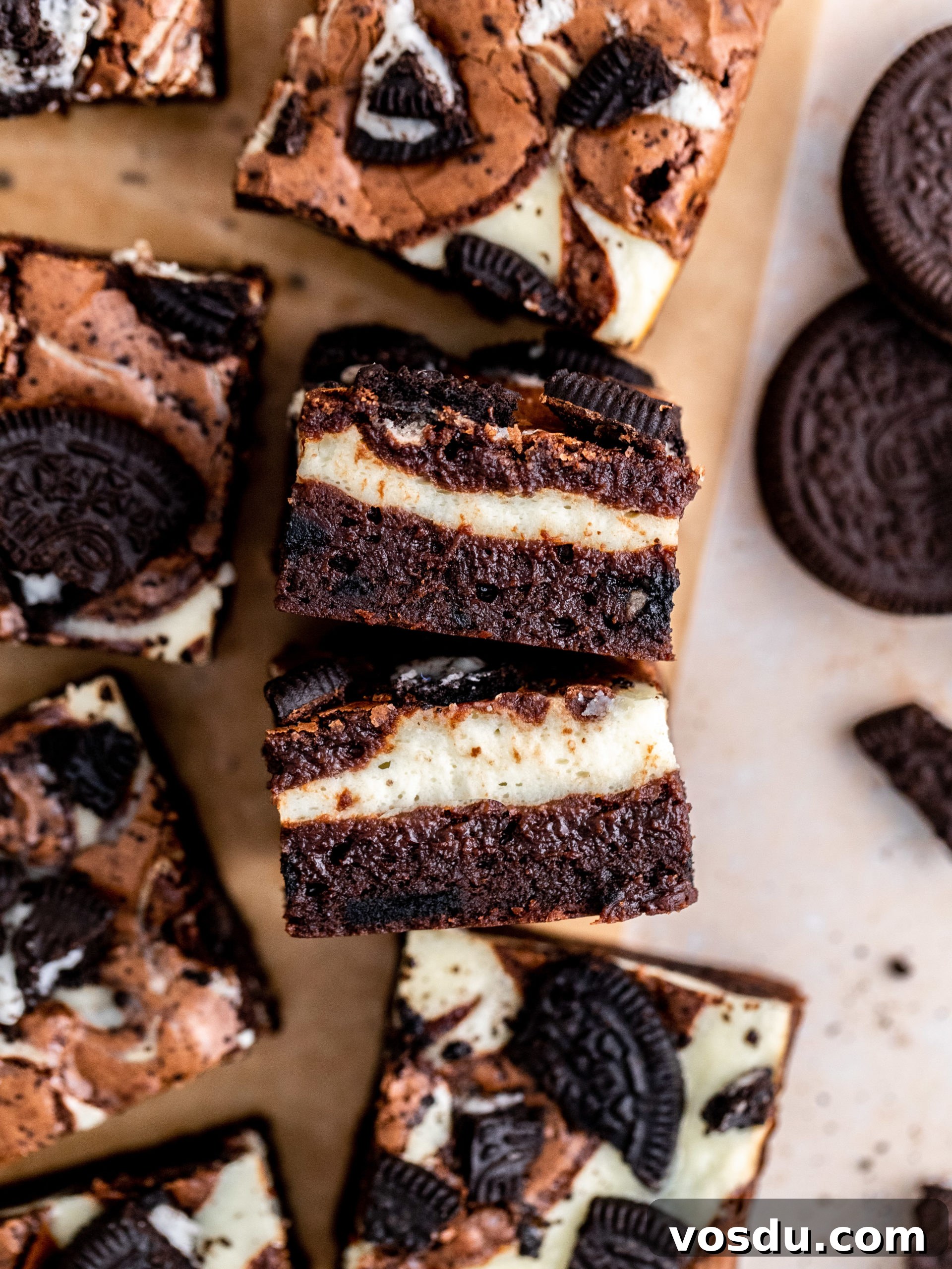 Aperol Spritz Cheesecake Oreo Cheesecake Brownie