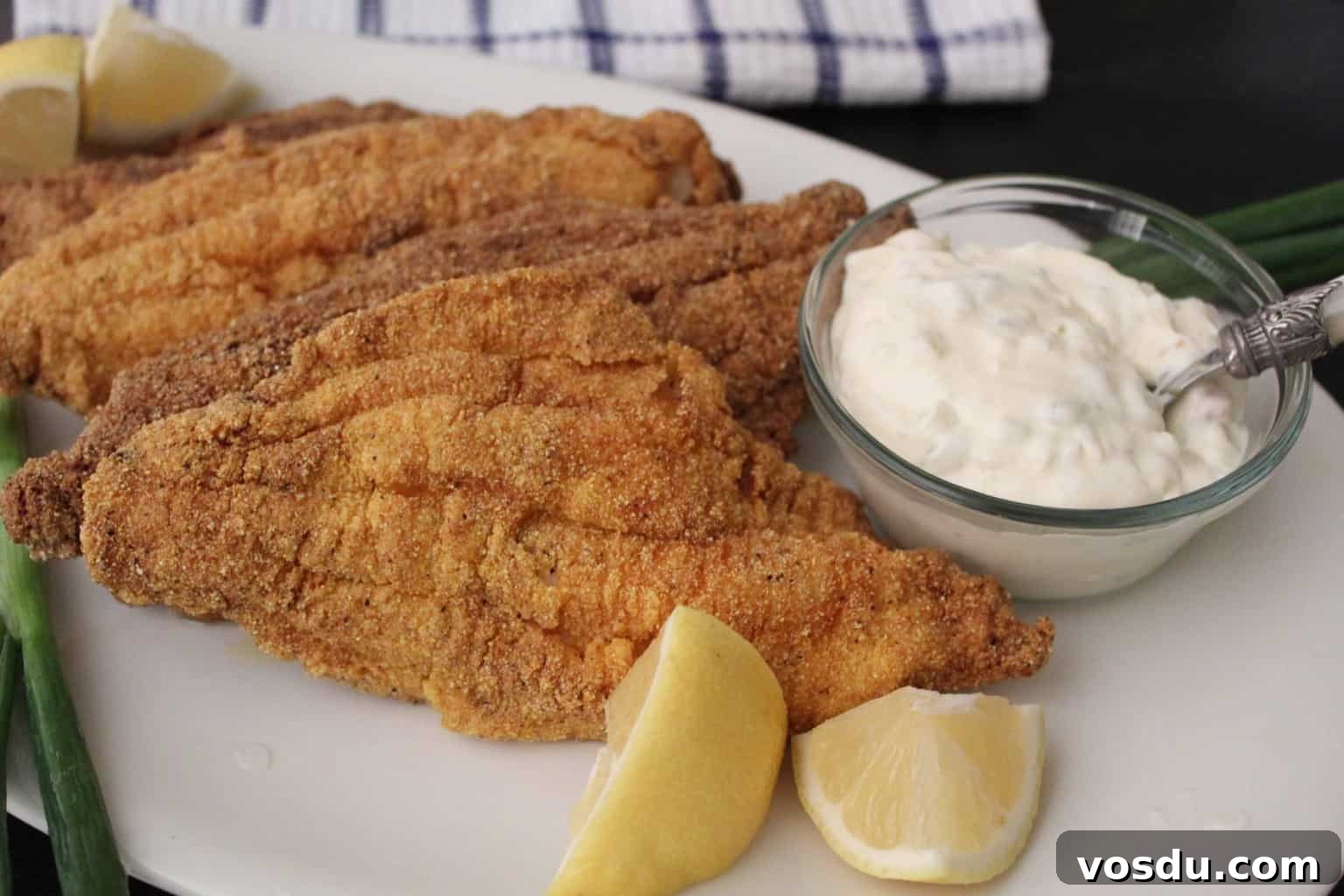 How To Properly Thaw Beef, Pork, Poultry and Seafood Fried catfish with a side of tartar sauce and lemon on white plate