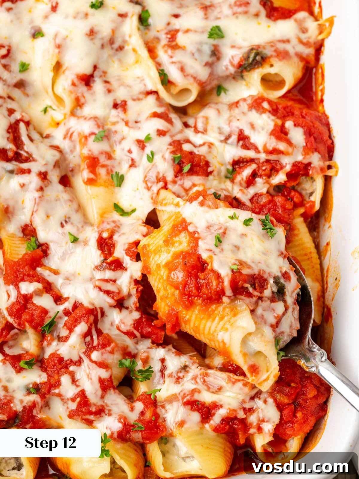 Cheesy Baked Stuffed Shells with Italian Meat Filling 13 img 5615 12