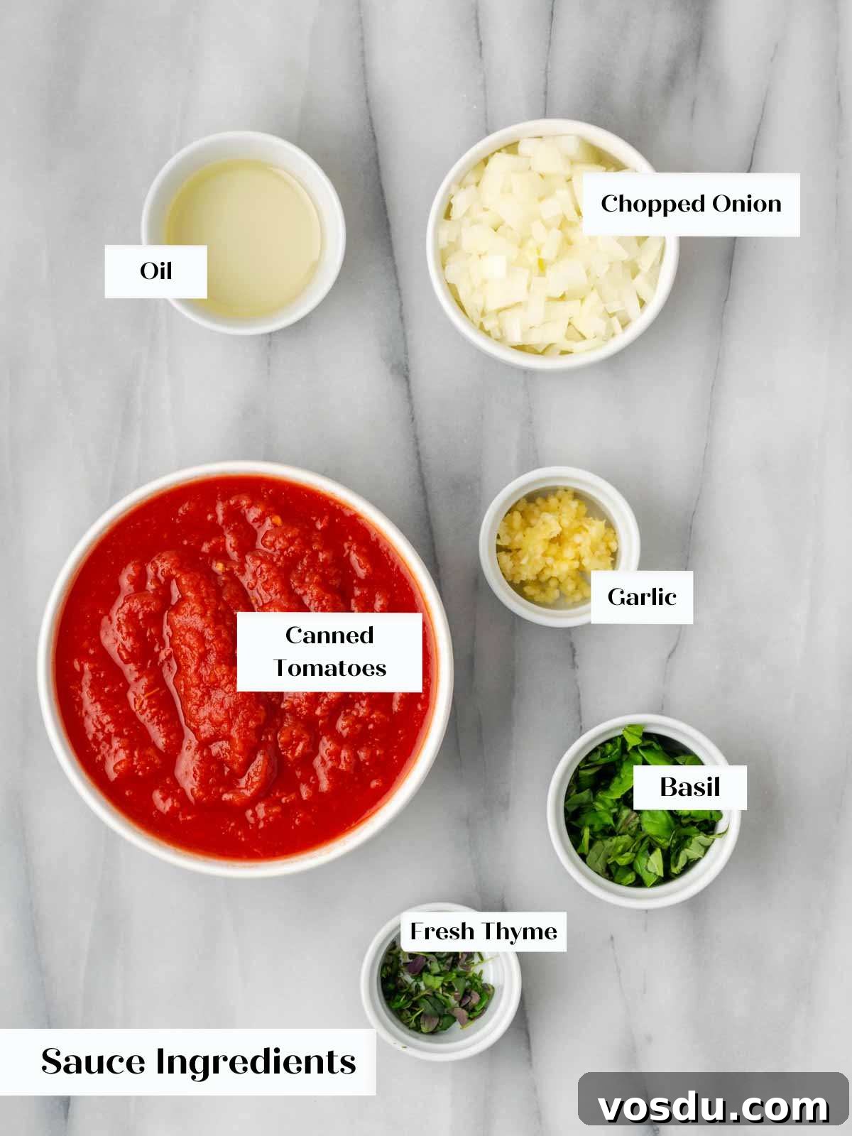 Cheesy Baked Stuffed Shells with Italian Meat Filling 5 easy red sauce ingredients.