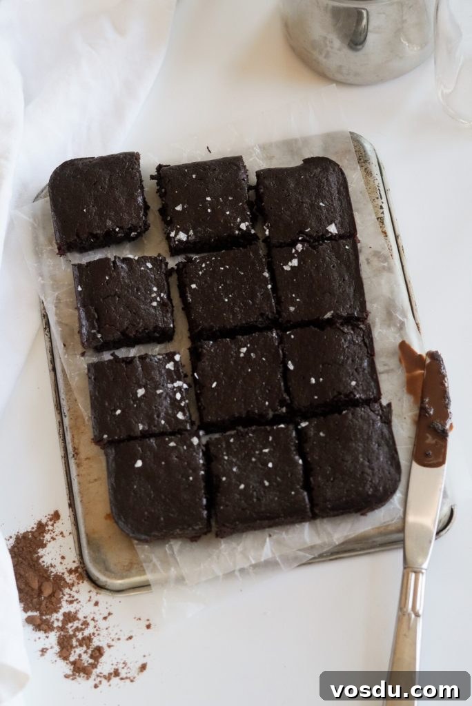 Fudgy Dark Chocolate Zucchini Brownies with Moist Texture 5 Easy & Healthy Dessert