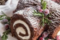Classic Bûche de Noël Recipe: Traditional French Yule Log Cake