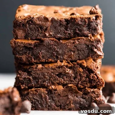 Flourless Peanut Butter Brownies Recipe — Fudgy & Gluten-Free 14 img 5883 15