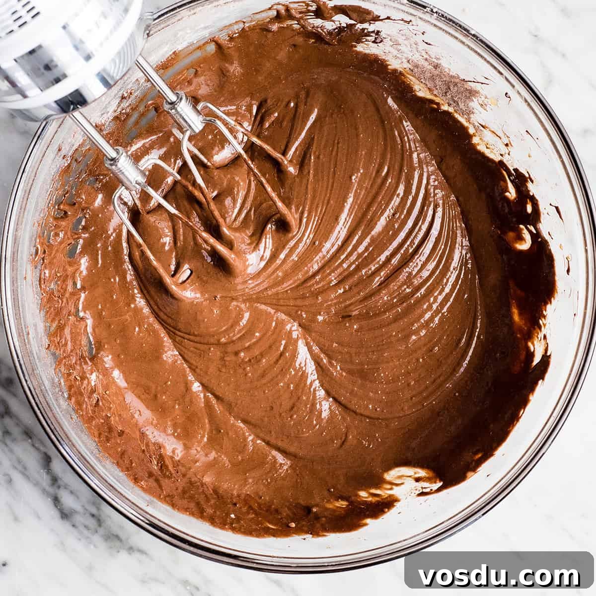 Flourless Peanut Butter Brownies Recipe — Fudgy & Gluten-Free 8 How to Make Flourless Peanut Butter Brownies batter after beating in all ingredients