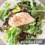 Instant Pot Frozen Chicken Breast: Juicy Chicken in 30 Minutes 9 Instant pot chicken breast lightly seasoned and placed on a bed of lettuce.