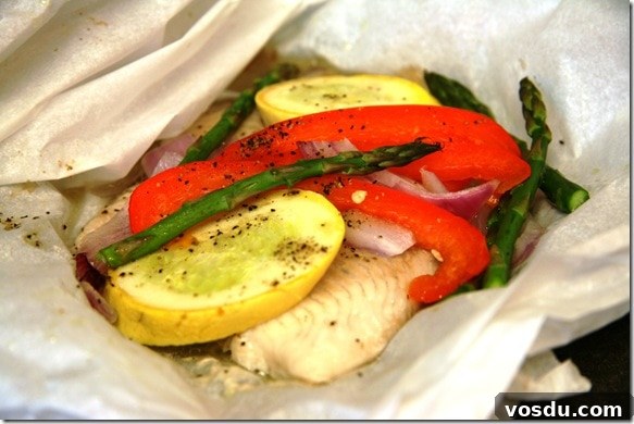 Tilapia en Papillote Tilapia en Papillote