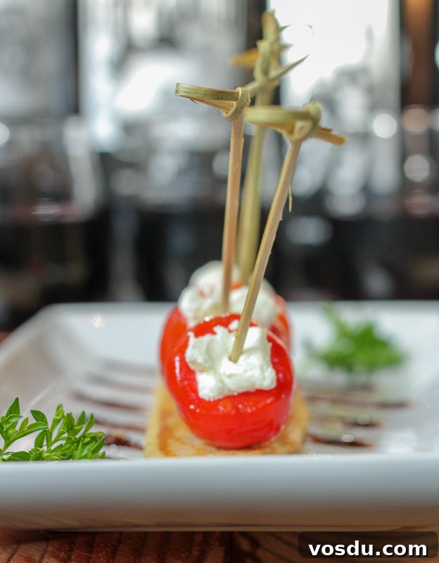 Food, Wine & Magic: Explore Checkered Past Winery Experiences 6 Goat Cheese Stuffed Pappdew Skewers at Checkered Past Winery in Dallas