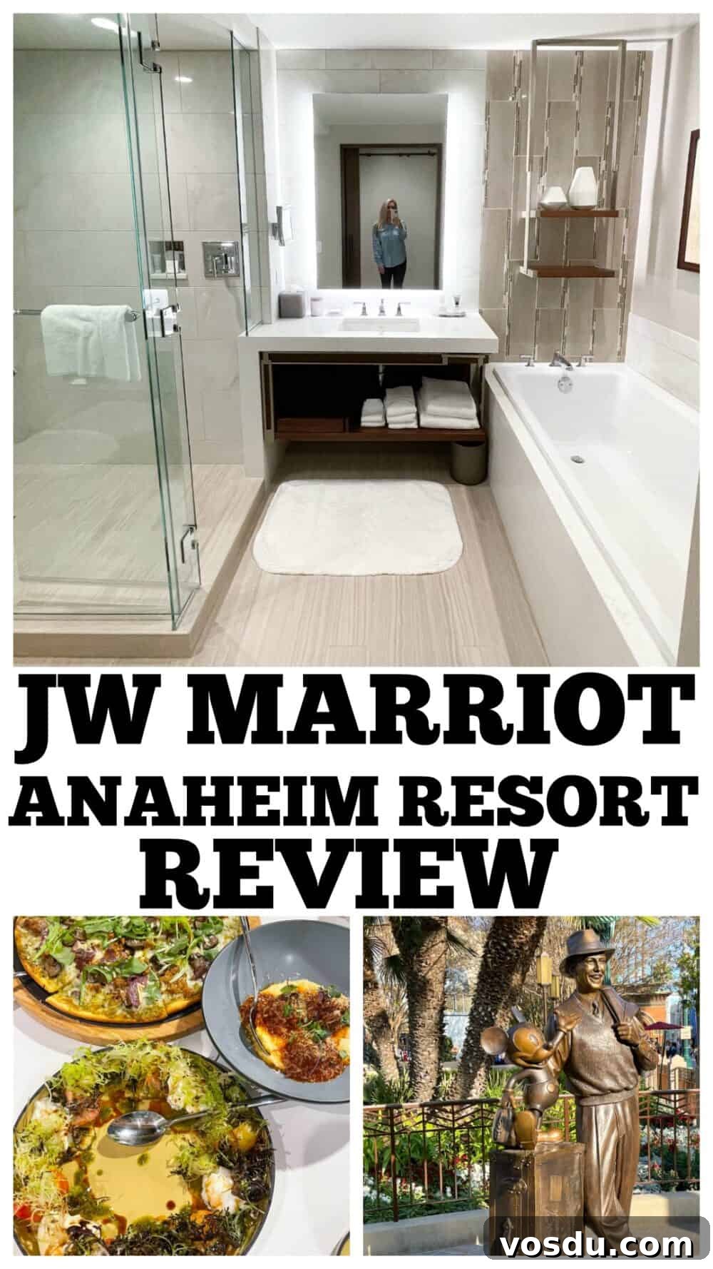 JW Marriott Anaheim – Hotels Near Disneyland Resort 11 photo collage JW Marriot Anaheim