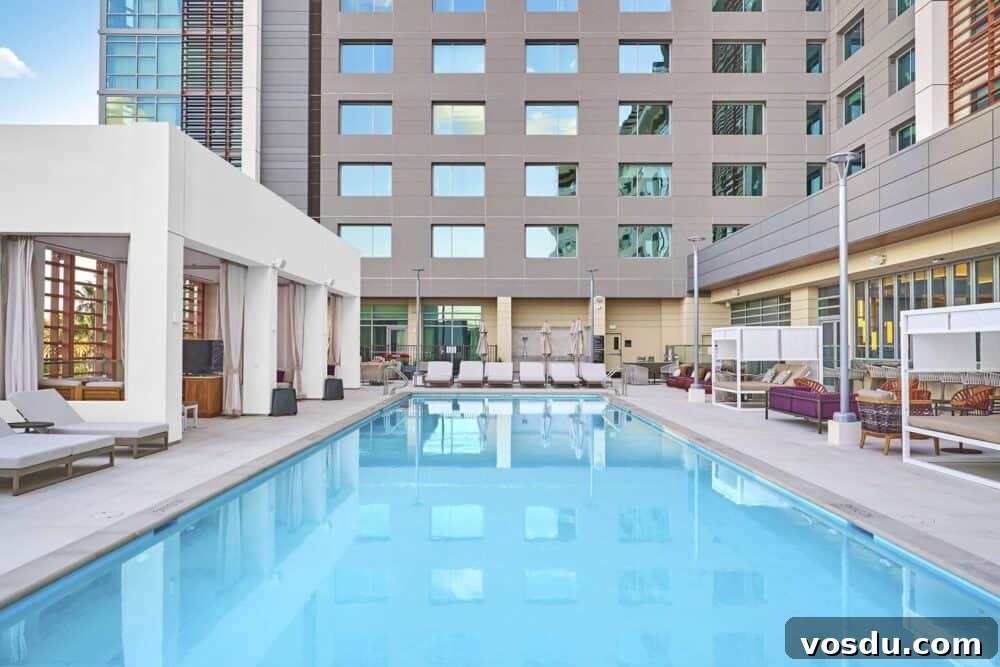 JW Marriott Anaheim – Hotels Near Disneyland Resort 6 JW Marriot Pool Area