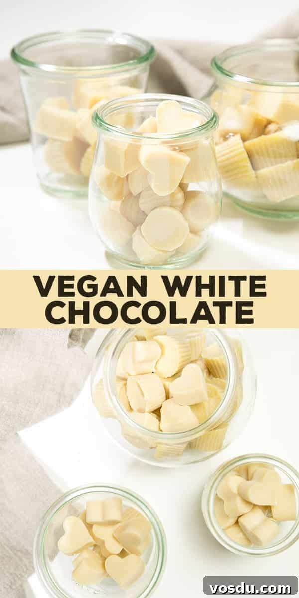 Creamy Vegan White Chocolate: Homemade Recipe & Tips 6 Learn to make homemade vegan white chocolate with this easy recipe. Just 6 simple ingredients!