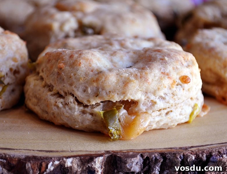 Smoked Gouda, Bacon, and Jalapeño Cream Biscuits