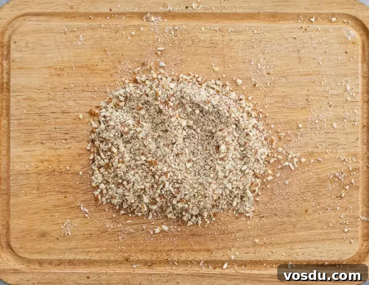 Buttery Almond Crescent Cookies Recipe for Tender, Nutty Crescents 5 how to chop nuts for almond crescent cookies