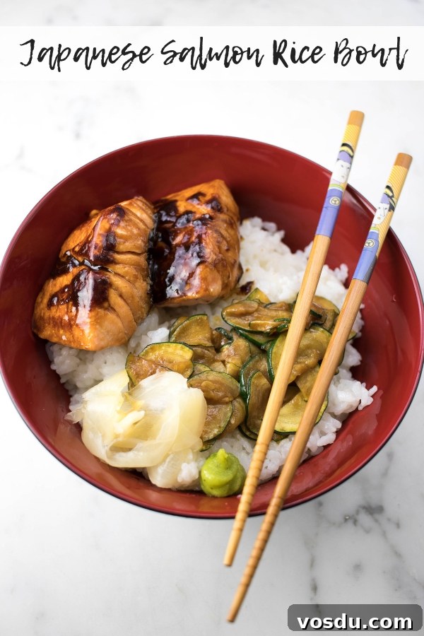 Japanese Salmon Donburi: Authentic Salmon Rice Bowl Recipe 7 Japanese salmon rice bowl