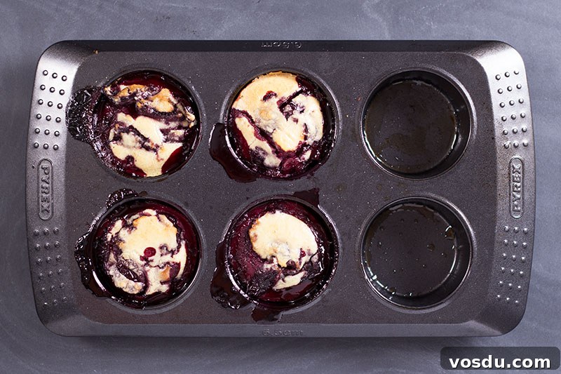 Mini Cherry and Mixed Fruit Clafoutis Recipe 4 Mini cherry clafoutis with no added sugar