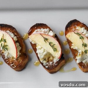 Apple and Goat Cheese Crostini