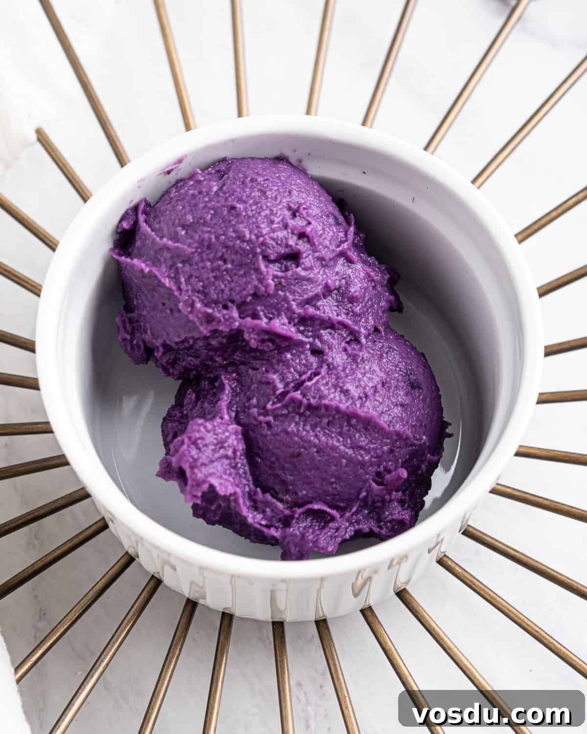 Homemade Ube Halaya (Purple Yam Jam) 12 bowl of ube halaya.