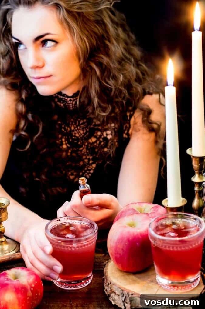 Spooky Halloween Cocktail Recipe: An All Hallows' Eve Drink 2 So she slipped him a potion into a drink, And sweetly she smiled and offered a sip.