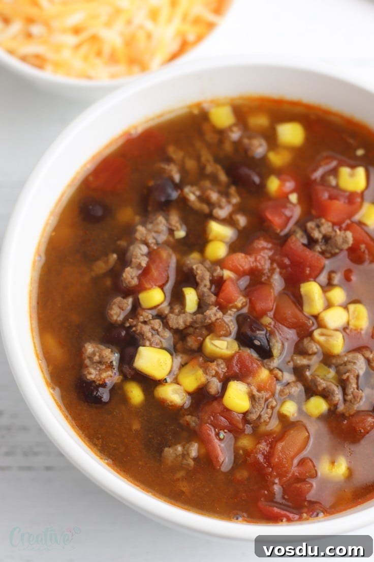 Easy taco soup recipe
