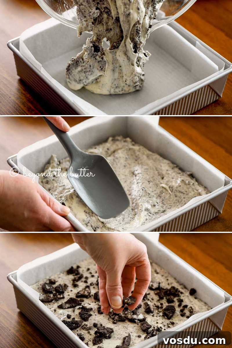 Cookies and Cream Fudge Recipe: Rich No-Bake Dessert Guide 6 Making cookies and cream fudge | All Images © Beyond the Butter®