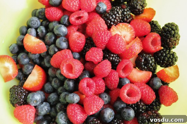 Fresh Berry Parfait with Silky Crème Anglaise 6 Fresh berries