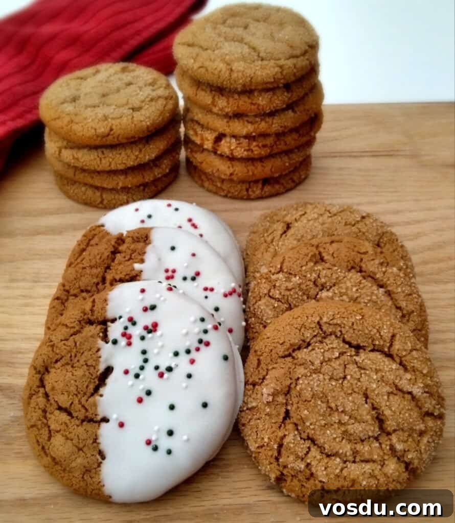 Inside an Amish Church: What Services and Traditions Look Like 4 gingersnap cookies stacked on a board