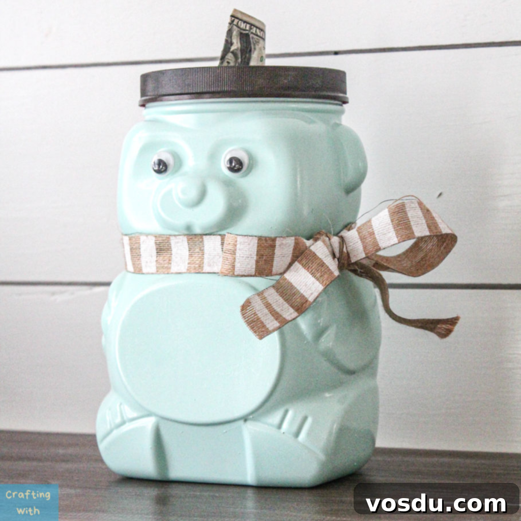 10 Creative DIY Piggy Banks You Can Make at Home 6 Animal Cracker Bear Jug Piggy Bank