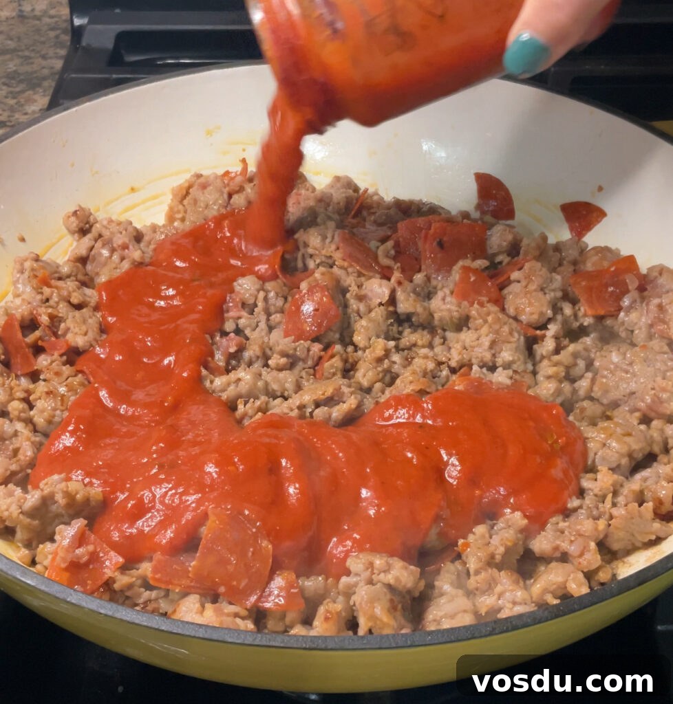 Cheesy Pizza Tater Tot Casserole Recipe for Family Meals 6 img 9517 8