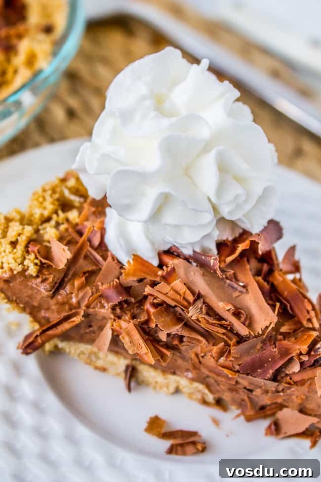 Chocolate Honey Chiffon Pie Recipe — Light, Silky Dessert 2 Chocolate Honey Chiffon Pie from The Food Charlatan