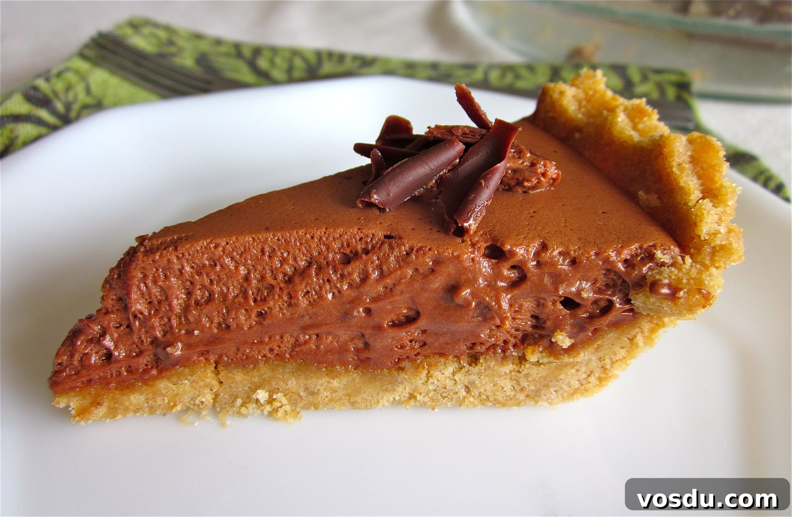 Chocolate Honey Chiffon Pie Recipe — Light, Silky Dessert 10 img 966 13 scaled