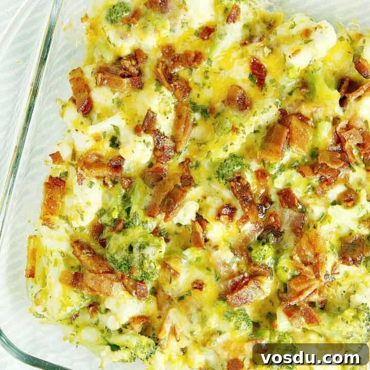 keto bacon cauliflower casserole