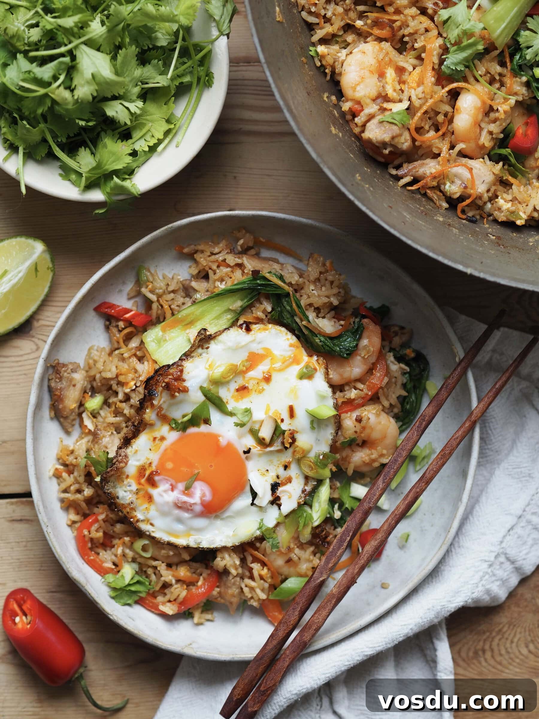 Shrimp and Chicken Fried Rice Recipe: Flavorful Weeknight Stir-Fry 10 Bowl of Shrimp and Chicken Fried Rice