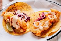 Baja Fish Tacos Recipe with Creamy Baja Sauce