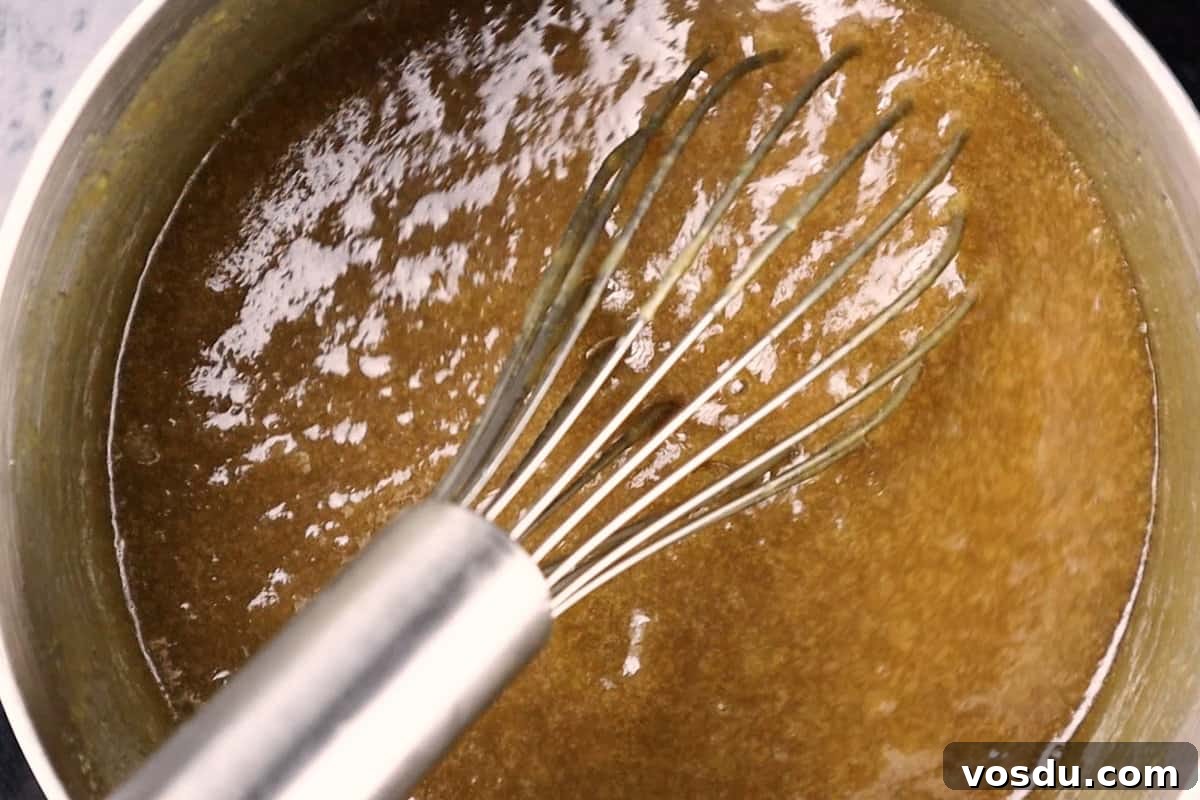 pecan pie filling thickened before adding pecans