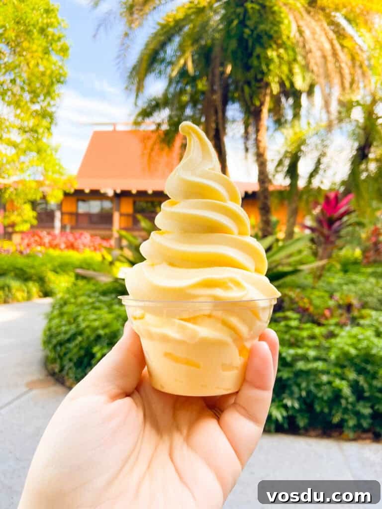 Dole Whip from Pineapple Lanai.