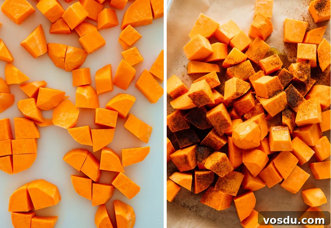 peeled and sliced sweet potatoes