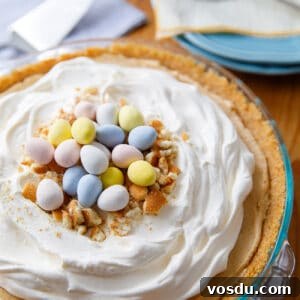 Easter peanut butter pie