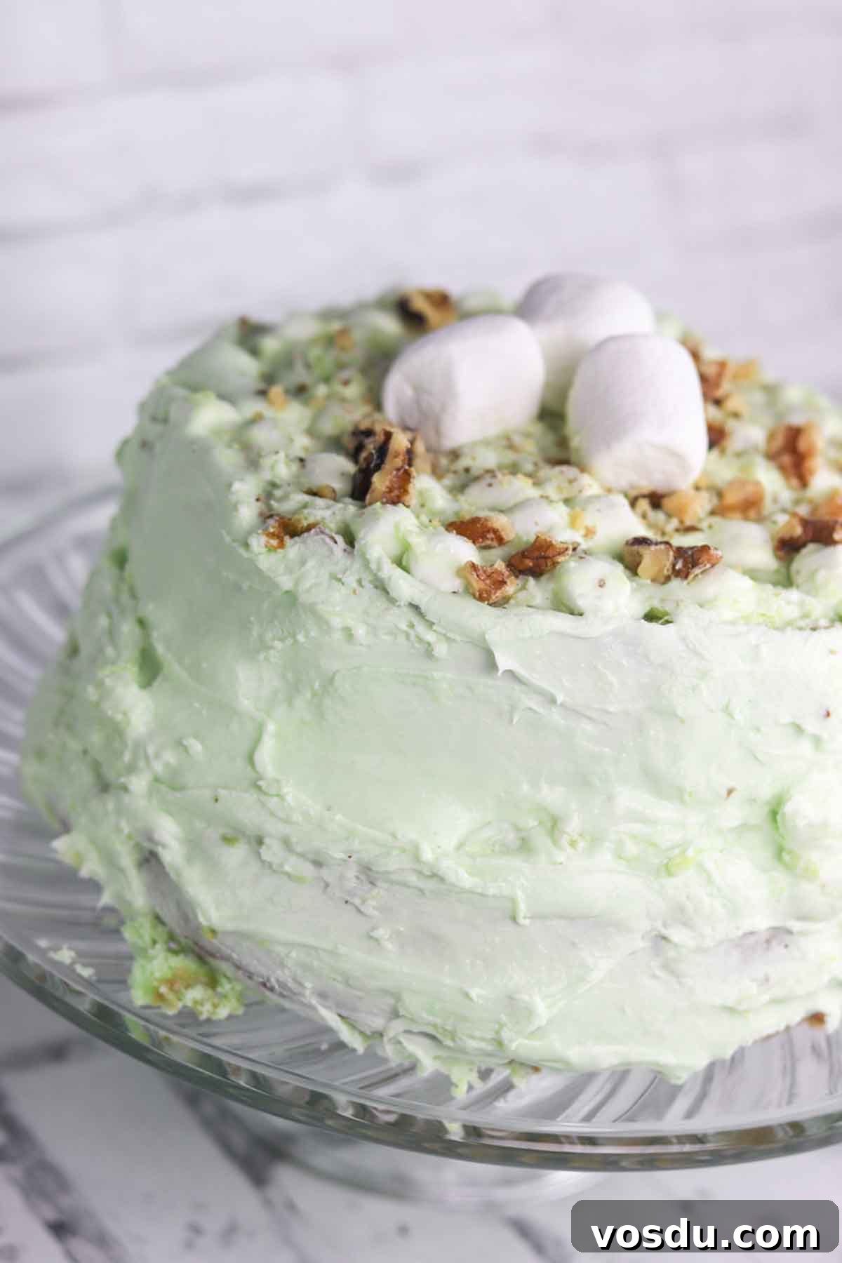 Pineapple Pistachio Marshmallow Cream Cake Watergate Salad Cake